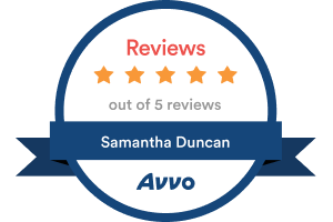 AVVO Samantha Duncan Badge